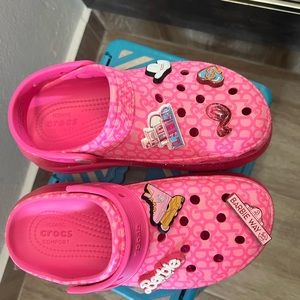 Barbie crocs size 7 platform
